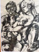 ERNI Hans (1909-2015) « Familie » litho signée 1970
